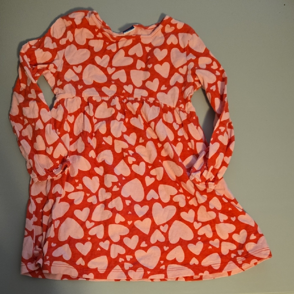 Old Navy Red and Pink Heart Dress